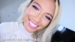 Pornstar Deepthroat Cumshot Cum Blowjob Blonde Athena Palomino GIF