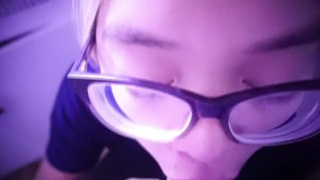 Gagging Facial Cumshot Cum Blowjob Asian GIF