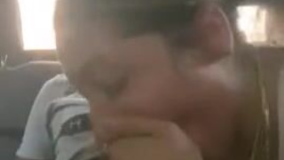 Public Latina Deepthroat BBC GIF