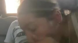 Public Latina Deepthroat BBC GIF