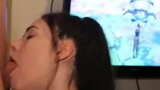 Face Fuck Deepthroat Blowjob GIF