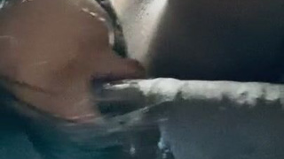 Spit Slow Sloppy POV Gagging Face Fuck Ebony Couple Ebony Choking Blowjob GIF