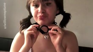 Gagged Cowgirl Bikini GIF