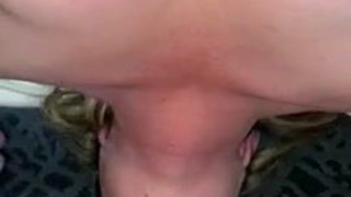 Sucking Face Fuck Deepthroat Cock Blowjob Big Tits Big Dick GIF