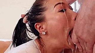 Deepthroat Asian GIF