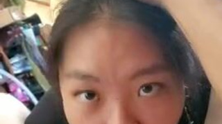 ThroatPie Throat Fuck POV Deepthroat Cum In Mouth Blowjob Asian GIF