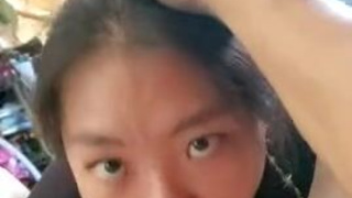 ThroatPie Throat Fuck POV Deepthroat Cum In Mouth Blowjob Asian GIF