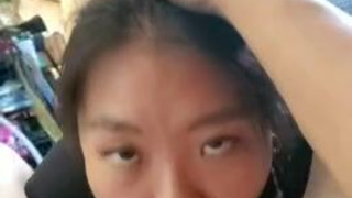 ThroatPie Throat Fuck POV Deepthroat Cum In Mouth Blowjob Asian GIF