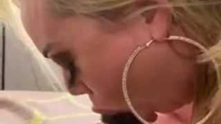 Spit Sloppy Face Fuck Deepthroat Cumshot Cum Blowjob Blonde Big Dick BBC GIF