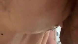 Face Fuck Deepthroat Blonde Bathtub Amateur GIF