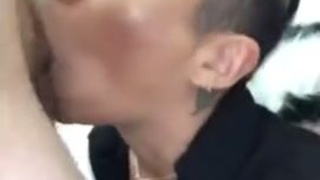 Shaved Latina Japanese Interracial Face Fuck Deepthroat Blowjob BWC Asian GIF