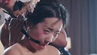 Chinese Ball Gagged BDSM Asian GIF