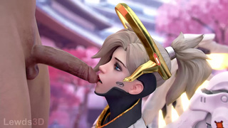 Mercy BJ animation - Lewds3D