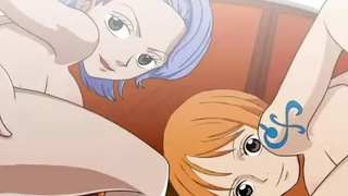 Nami and Nojiko Get Fuck at the Sunny One Piece