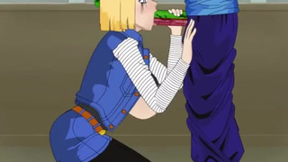 Android 18 Dragon Ball Z Анимированный