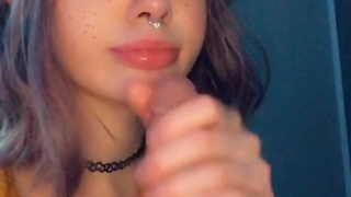 Deepthroat Blowjob Amateur GIF