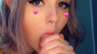 Deepthroat Blowjob Amateur GIF