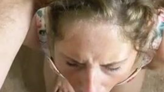 Oral Deepthroat Busty Blowjob BWC GIF