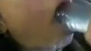 Sloppy Gagging Face Fuck Dildo Asian GIF