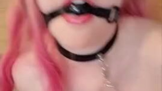 Spit Kinky Ball Gagged GIF