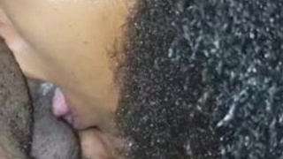 Thick Sloppy Nerd Natural Tits Natural Homemade Ebony Couple Ebony Deepthroat Cute College Blowjob Amateur Afro GIF