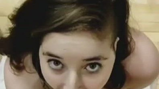 Eye Contact Deepthroat Blowjob GIF