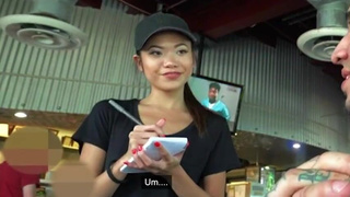 Waitress Riding Public NSFW Deepthroat Asian GIF