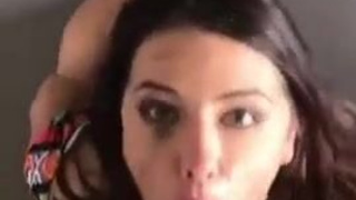 Sloppy Oral NSFW Deepthroat Cumshot Brunette Blowjob GIF