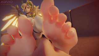 At Goddess Mercys feet POV