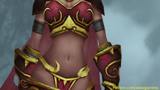 Alexstrasza?s Treat - Animation (giantess Vore)