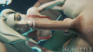 Pool Deepthroat Blowjob Anime Animation 3D GIF