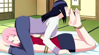 Naruto Girls Feet Jerk Off Challenge (no Audio)