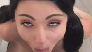 Spit Sloppy Oral NSFW Face Fuck Eye Contact Deepthroat Blowjob GIF