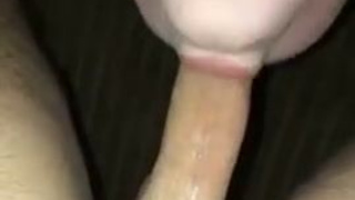 Long Tongue Deepthroat Cock GIF