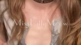 Wet Spit Boobs Ball Gagged GIF