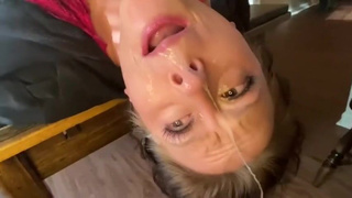 Deepthroat Cum Blowjob GIF