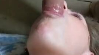 Oral Gagging Face Fuck Deepthroat Blowjob GIF