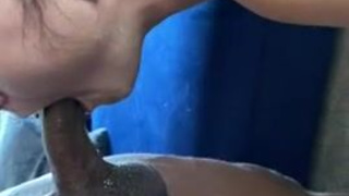 Sloppy Deepthroat BBC GIF