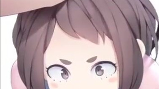 Hentai Deepthroat Big Dick GIF