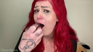 Gagging Dildo Deepthroat GIF