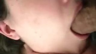 Face Fuck Deepthroat Cum In Mouth GIF