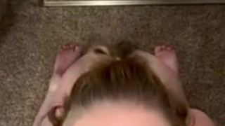 Eye Contact Deepthroat Blowjob girl