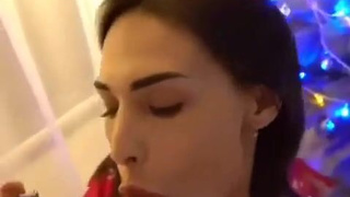 Sucking Facial Face Fuck Deepthroat Cumshot Cum Busty Blowjob Big Tits GIF