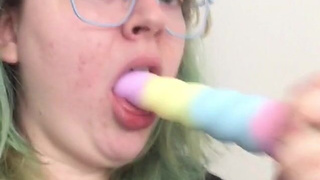 Dildo Deepthroat GIF