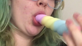 Dildo Deepthroat GIF