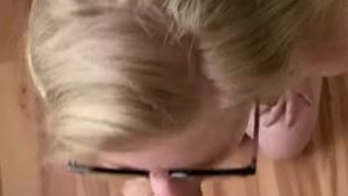 Pale Long Hair Deepthroat Blowjob Blonde GIF