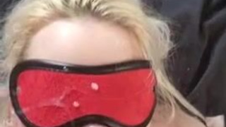 Kinky Facial Cumshot Cum Blindfolded Ball Gagged Amateur GIF