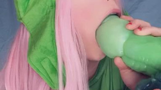 Dildo Deepthroat Belle Delphine GIF