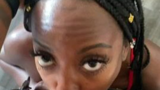 Ebony Deepthroat Busty BBC GIF