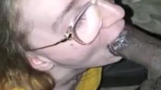 Sloppy Gagging Deepthroat Blowjob BBC GIF